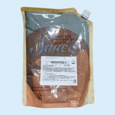 태영식품 데리야끼소스 2KG 진한 간장타입 짭쪼름한맛 꼬치요리용 이미지