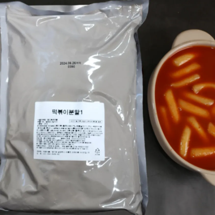태영식품 떡볶이분말 2KG 매운맛 떡볶이시즈닝 가루 이미지