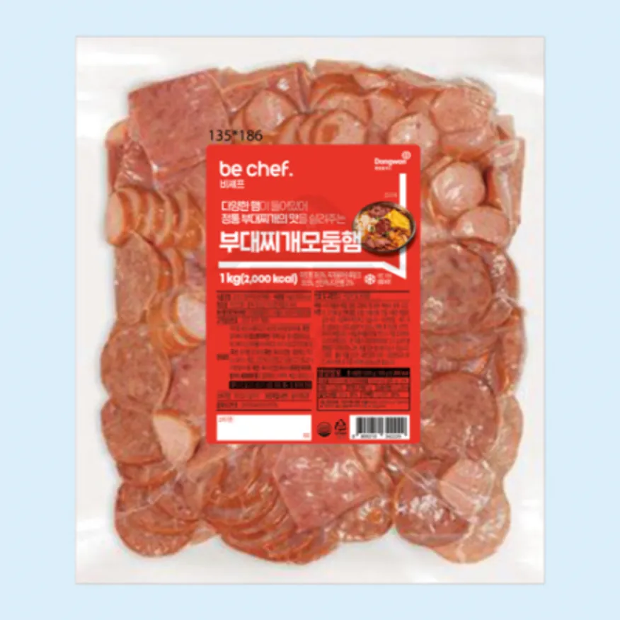 동원 홈푸드 비셰프 부대찌개 모둠햄 1kg 모듬햄 이미지