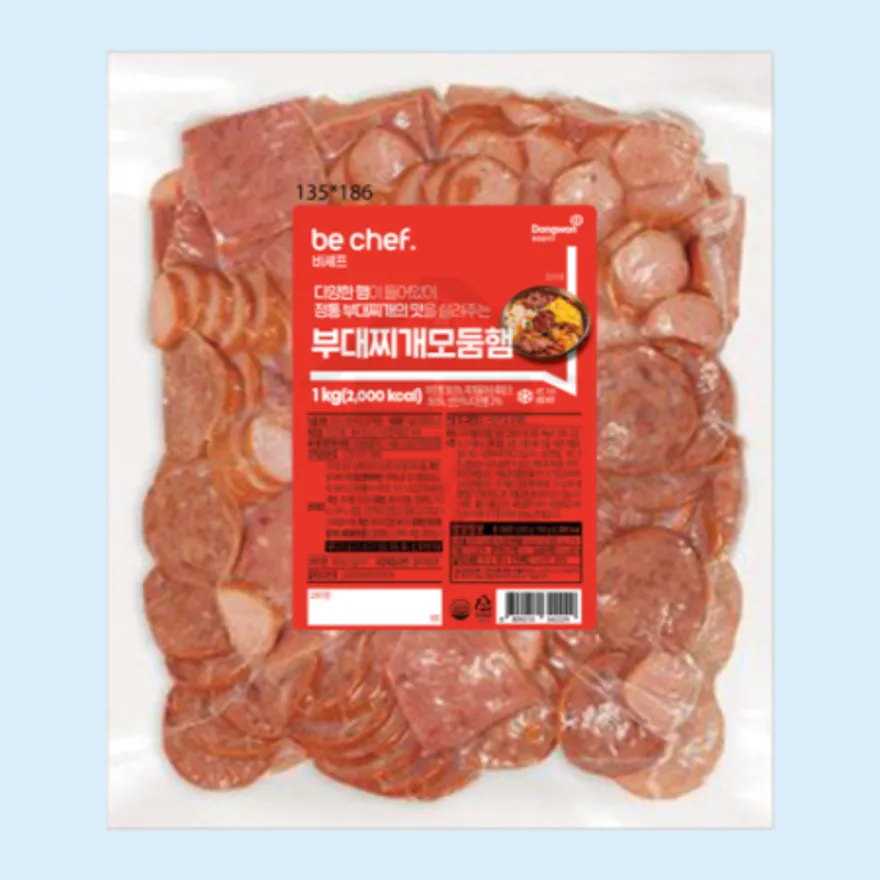 동원 홈푸드 비셰프 부대찌개 모둠햄 1kg 모듬햄 이미지