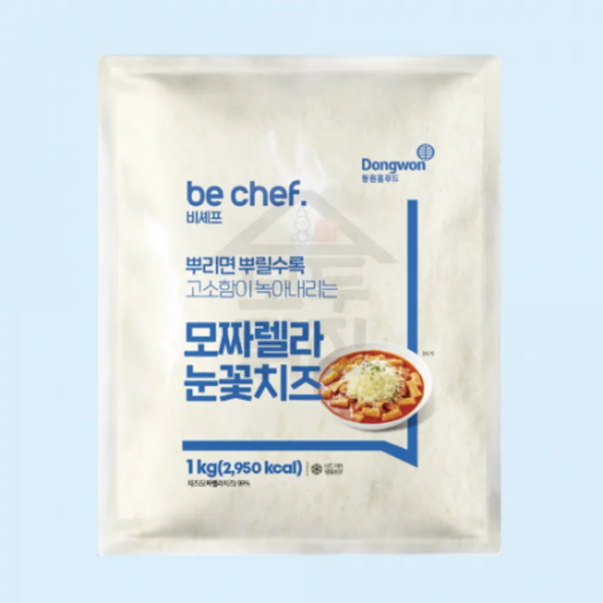 동원 홈푸드 비셰프 모짜렐라 눈꽃치즈 1kg 이미지