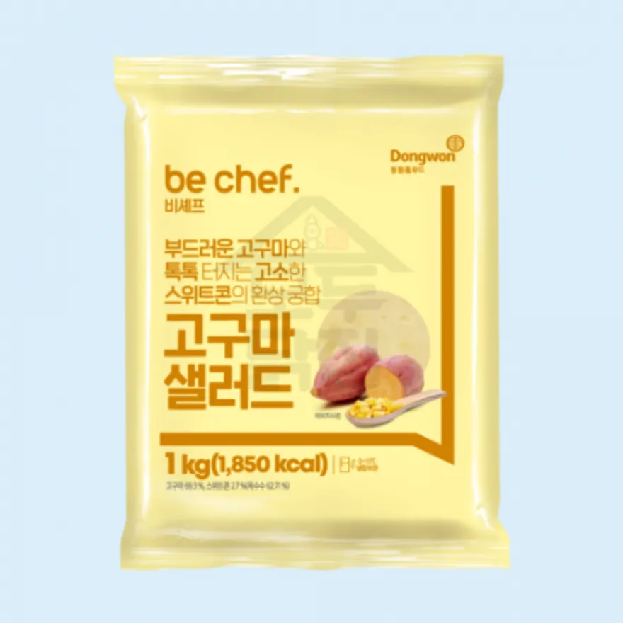 동원 홈푸드 비셰프 고구마 샐러드 1kg 대용량 이미지