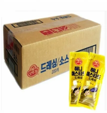 오뚜기 허니 머스타드 12g x 200매 일회용 업소용 이미지