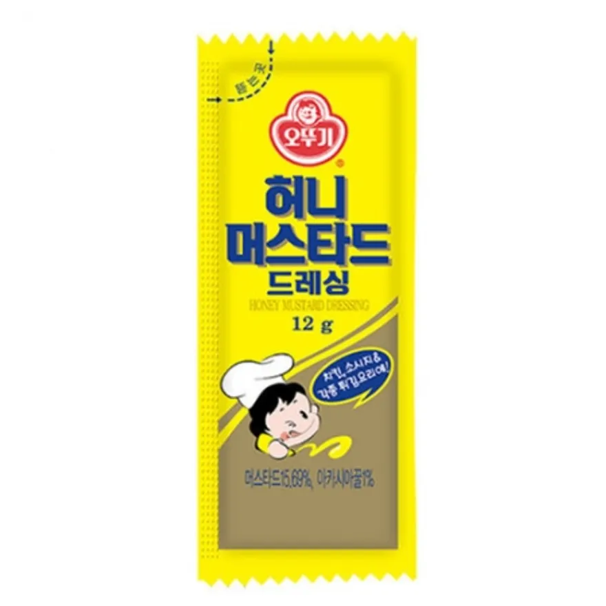 오뚜기 허니 머스타드 12g x 200매 일회용 업소용 이미지