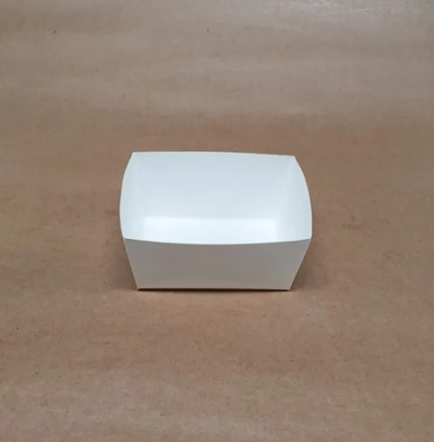 치킨트레이 직사각형 FC-1 소 반반 한마리용 200매 111x82x60 mm 종이 포장 용기 속지 이미지