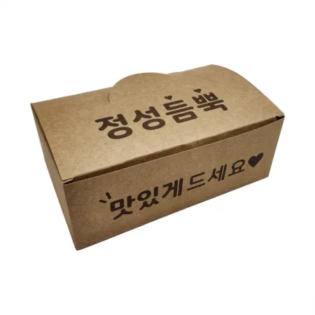 크라프트 치킨박스 대 9/10/11호 한마리 200매 통닭 닭강정 포장용기 배달