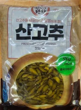 ‼️ 산고추지 3kg (수입산) 산고추, 장아찌, 절임