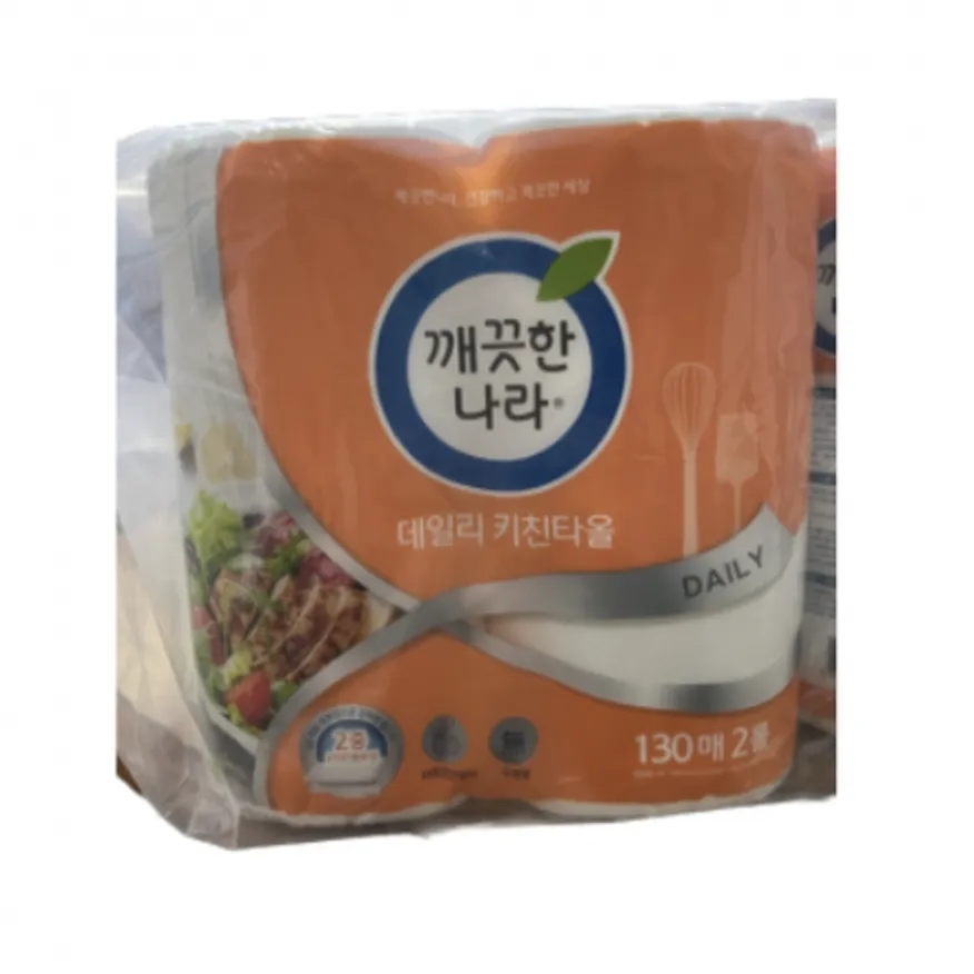 깨끗한 나라 키친타올 2롤 8개입 이미지