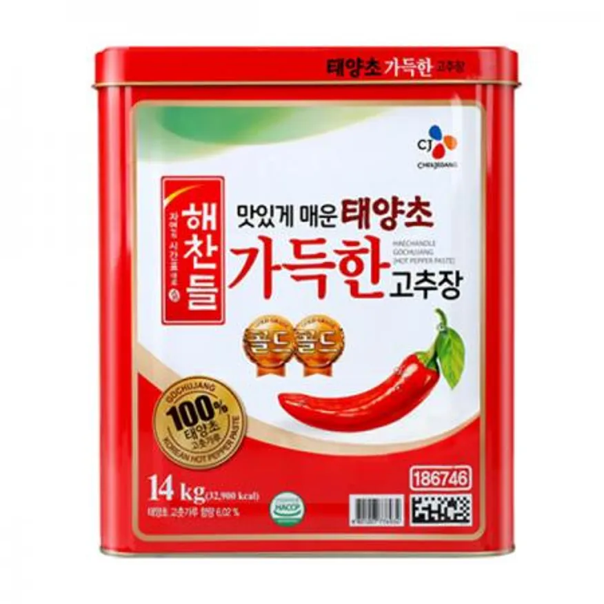 해찬들 가득한 고추장 14KG 이미지