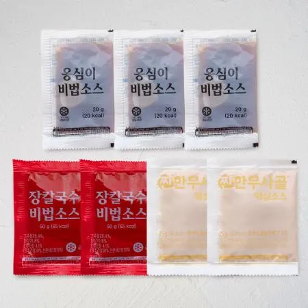 ★무료배송/재구매↑★ 강원도감자 옹심이 7인분*2 + 혼합소스 7팩*2 이미지