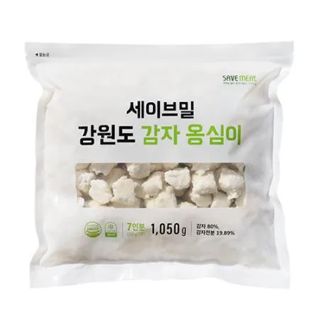★무료배송/1팩-10팩 옵션별 추가할인★강원도감자 옹심이 7인분 + 혼합소스 7팩(옹4,장3) 이미지