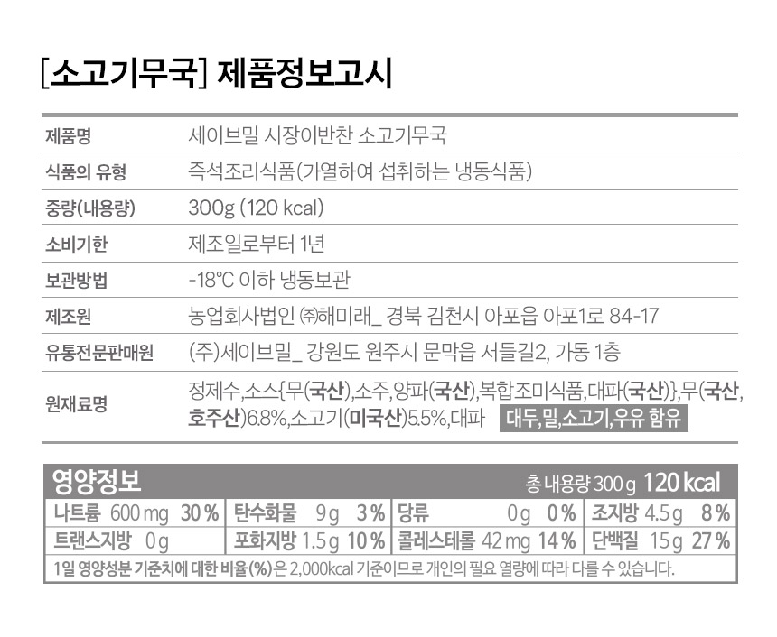 상품정보제공고시