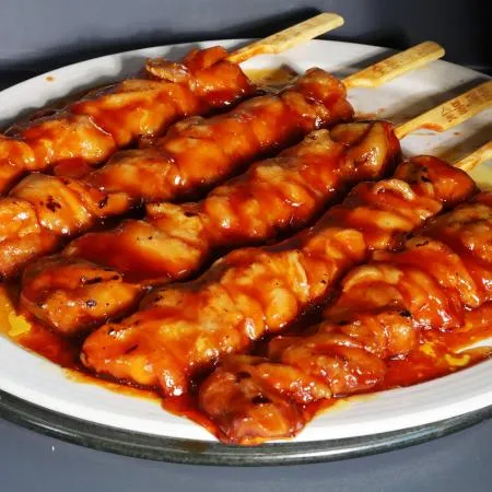 ★무료배송★ 참숯구이닭꼬치 (숯불달콤 맛) 1팩(5개입) 475g * 10 / 꼬지, 꼬치, 닭꼬지, 닭꼬치, 치킨, 순살, 순살치킨 이미지