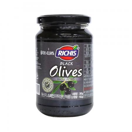 리치스 블랙올리브 홀 365g (상온)