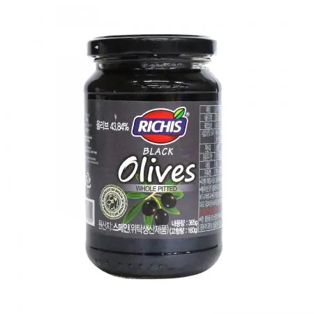 리치스 블랙올리브 홀 365g (상온)