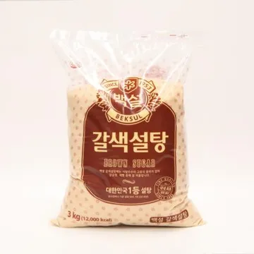 백설 황설탕 3kg (상온)