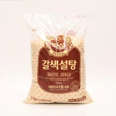 백설 황설탕 3kg (상온)