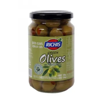 리치스 그린올리브 홀 365g (상온)
