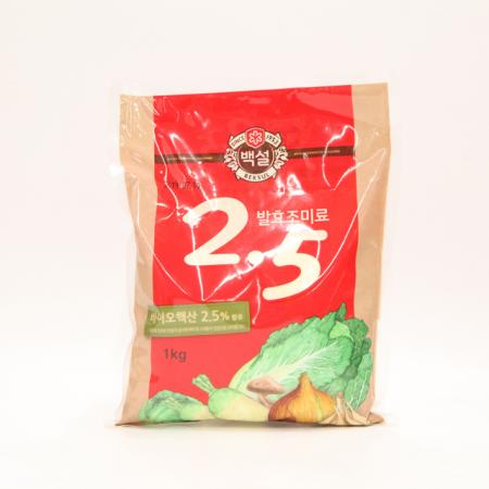 백설 2.5 발효조미료 핵산 고복합 1kg (상온)