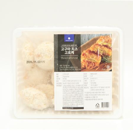 지푸드 냉동 고구마 치즈고로케 40g x 18입 720g