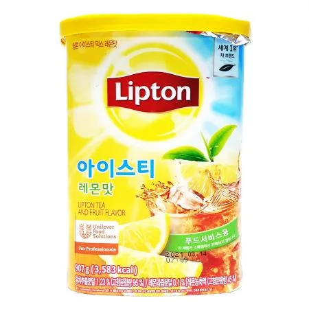 립톤 아이스티 레몬맛 907g (상온)