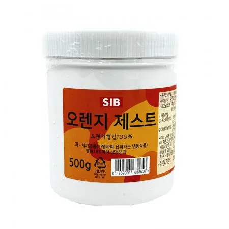 선인 냉동 오렌지제스트 오렌지껍질 당절임 500g