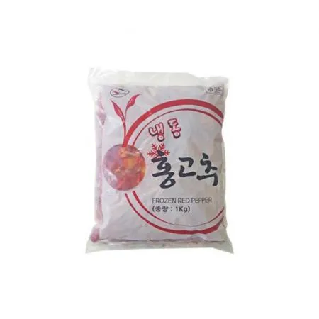 냉동야채 홍고추 슬라이스 1kg