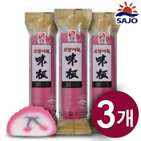 사조 오양 찐어묵 진달래 160gX3개/우동/라면/어묵탕/고명