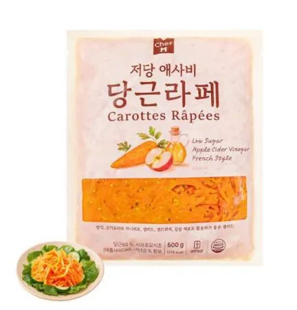 쉐프엠 저당 애사비 당근라페 샐러드 500g