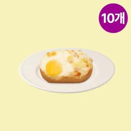 냉동 콘치즈 계란빵 80g 10개