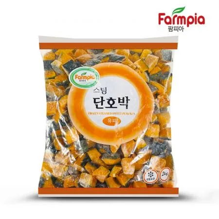 팜피아 냉동 스팀 단호박 유피 2kg