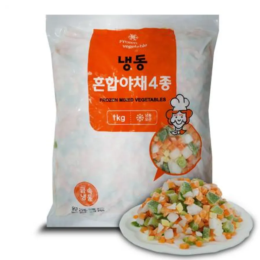 냉동 볶음밥용 4종야채 1kg 이미지