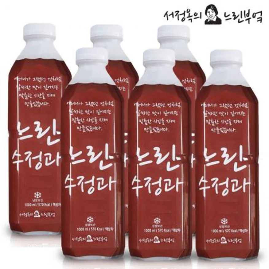 서정쿠킹 느린 수정과 1LX6병 이미지