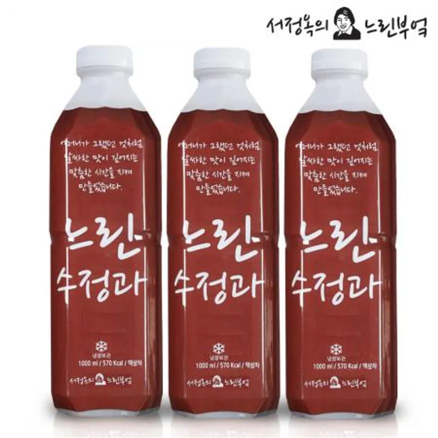 서정쿠킹 느린 수정과 1LX3병 이미지