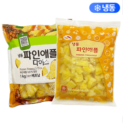 냉동파인애플(IQF/재호)[랜덤출고!]