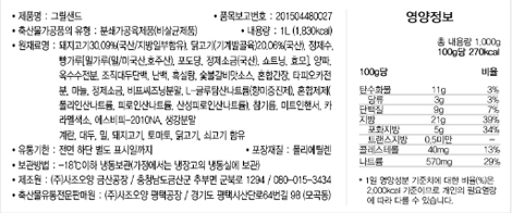 상품정보제공고시