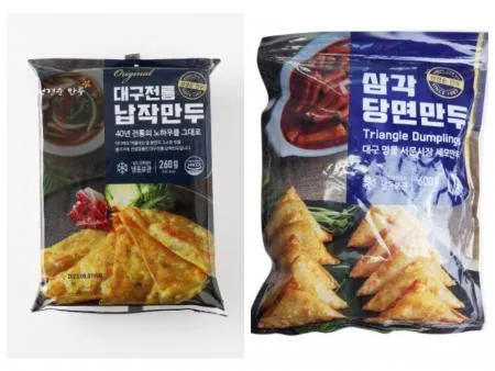 성경순만두 납작만두(260g)+삼각당면만두(600g)