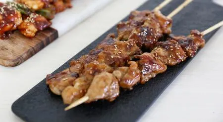염통꼬치(1kg)+순살닭꼬치(1kg) 이미지