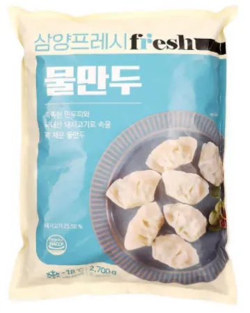 [청하FnS] 삼양 물만두(2.7kg)-2EA