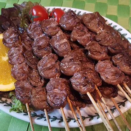 염통꼬치(1kg)+순살닭꼬치(1kg) 이미지