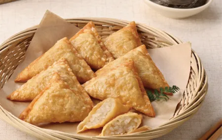 성경순만두 납작만두(260g)+삼각당면만두(600g) 이미지