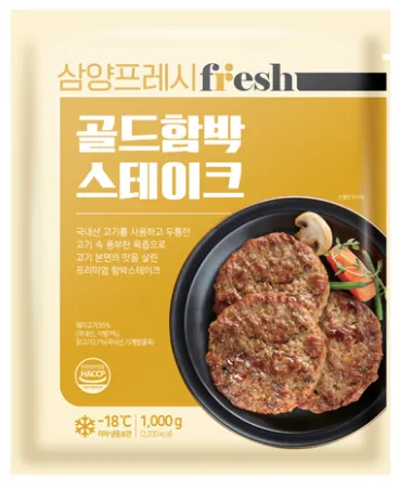 [청하FnS] 삼양 골드함박스테이크(1kg)-1EA