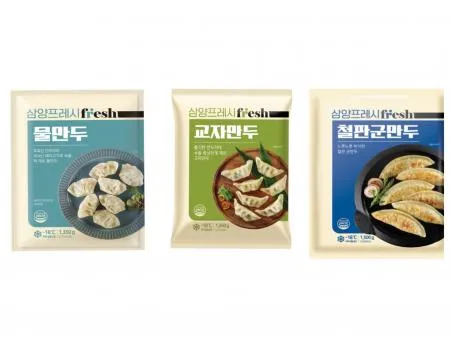 삼양 물만두(1.35kg)+교자만두(1.35kg)+철판군만두(1.5kg)