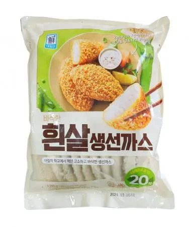 [대림] 바삭한 흰살생선까스 20개입 1.2kg / 생선가스