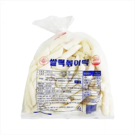 (당일생산)[보성] 쌀떡(대) 1.5kg/ 별대, 분식, 떡볶이, 떢복이, 떢볶이