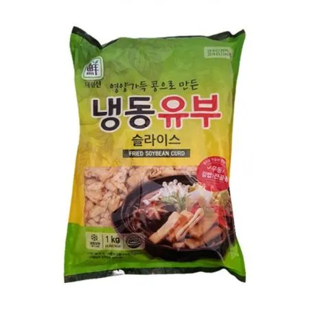 [대림] 슬라이스 유부 1kg / 우동, 건더기