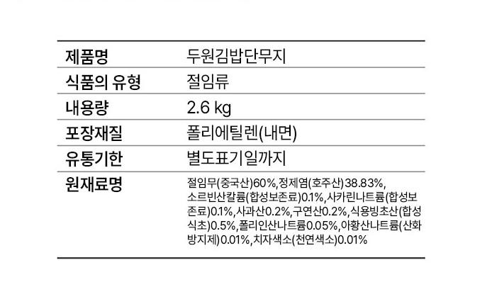 상품정보제공고시
