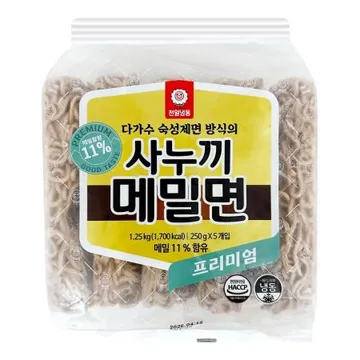 천일 사누끼메밀면 1.25kg (250g*5개입)