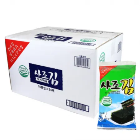 사조 미니 도시락김 1.8g*6매 10봉 이미지