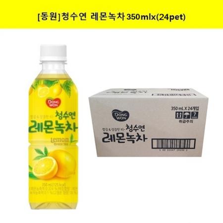 청수연 레몬녹차 350ml 24입